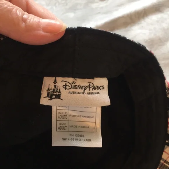 Disney parks plaid women’s cap - Picture 6 of 7